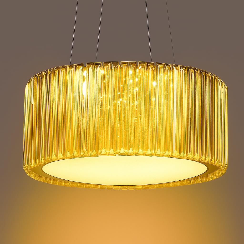 ADWAIT Dimmable Gold Crystal Chandelier (400mm)